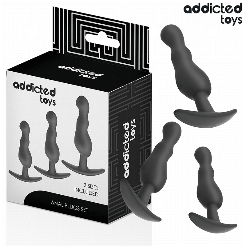 Addicted toys - set di 3 tappi anali modello 1