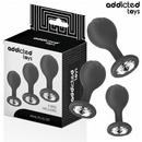Addicted toys - set di 3 tappi anali con gioiello