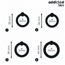 Addicted toys - set di anelli in silicone a pressione