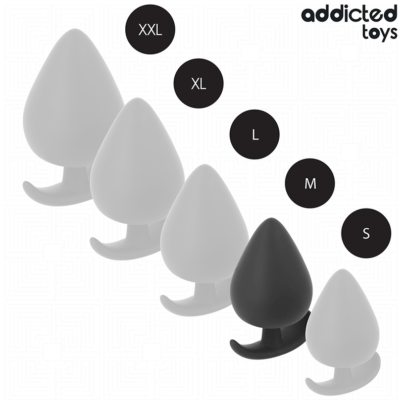 Addicted toys - tappo anale taglia m 6,6 cm
