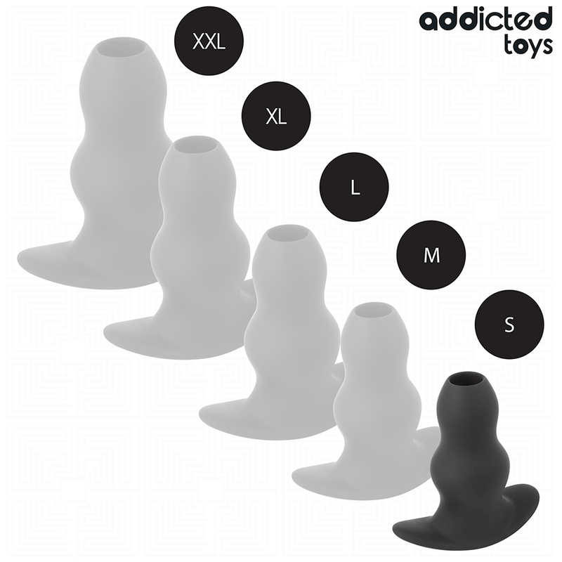 Addicted toys - tappo anale cavo taglia s 7,3 cm