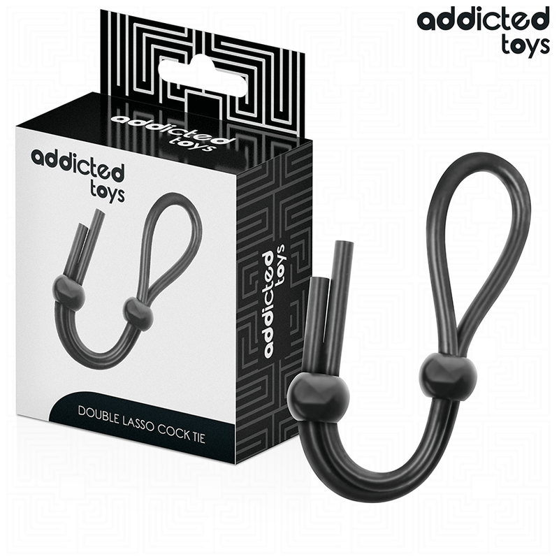 Addicted toys - corda in silicone per il pene a doppio anello