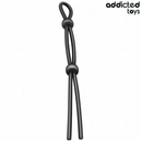 Addicted toys - corda in silicone per il pene a doppio anello