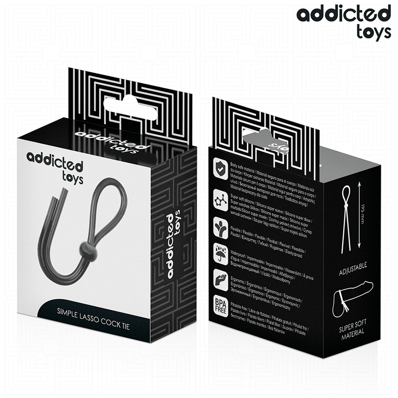 Addicted toys - corda in silicone per pene a singolo anello