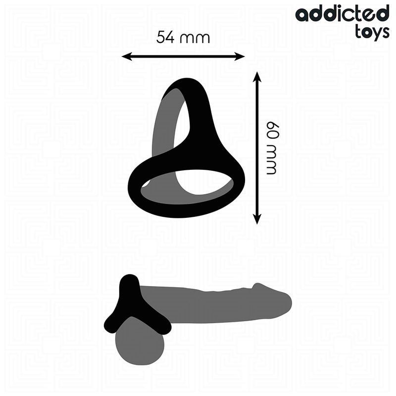 Addicted toys - anello per pene triplo spesso