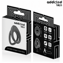 Addicted toys - anello per pene a doppia texture