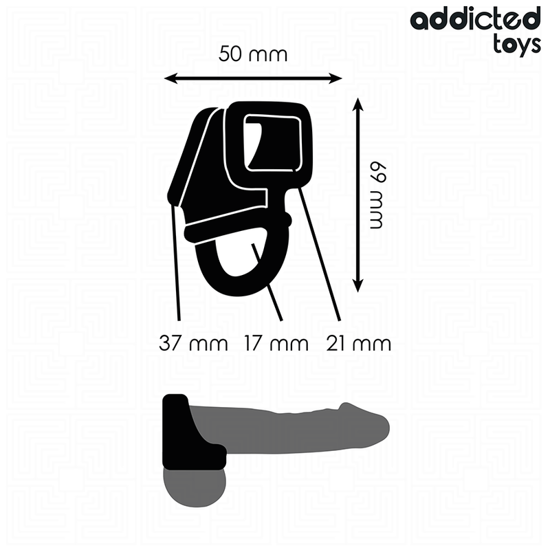 Addicted toys - anello per gabbia per pene