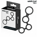 Addicted toys - anello per pene con divisori per testicoli