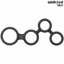 Addicted toys - anello per pene con divisori per testicoli