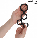 Addicted toys - anello per pene con divisori per testicoli