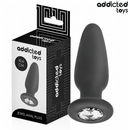 Addicted toys - plug anale con gioiello taglia m 10,4 cm