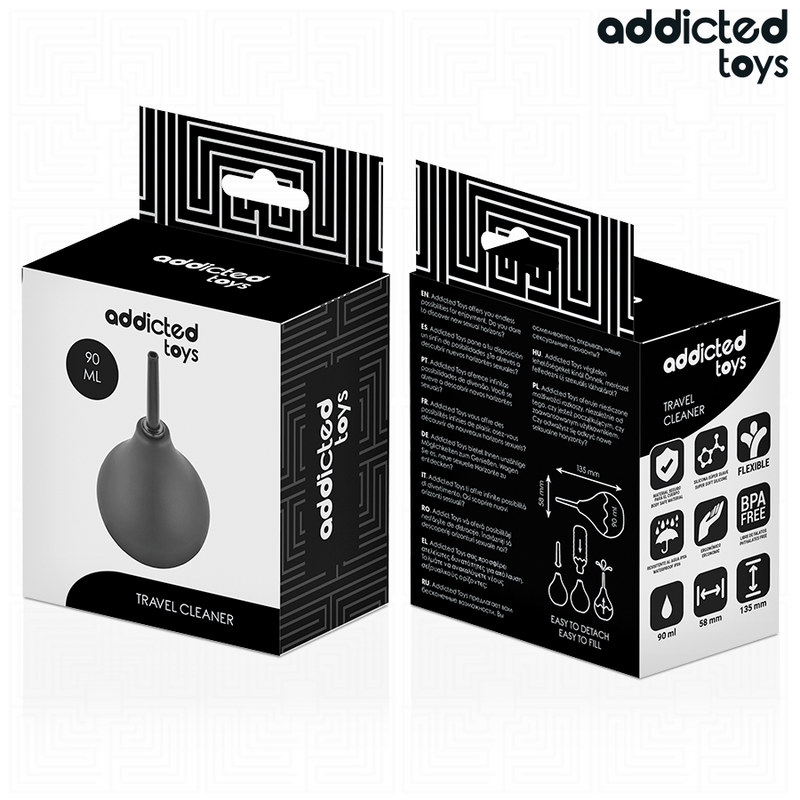 Addicted toys - detergente anale da viaggio taglia s 90 ml