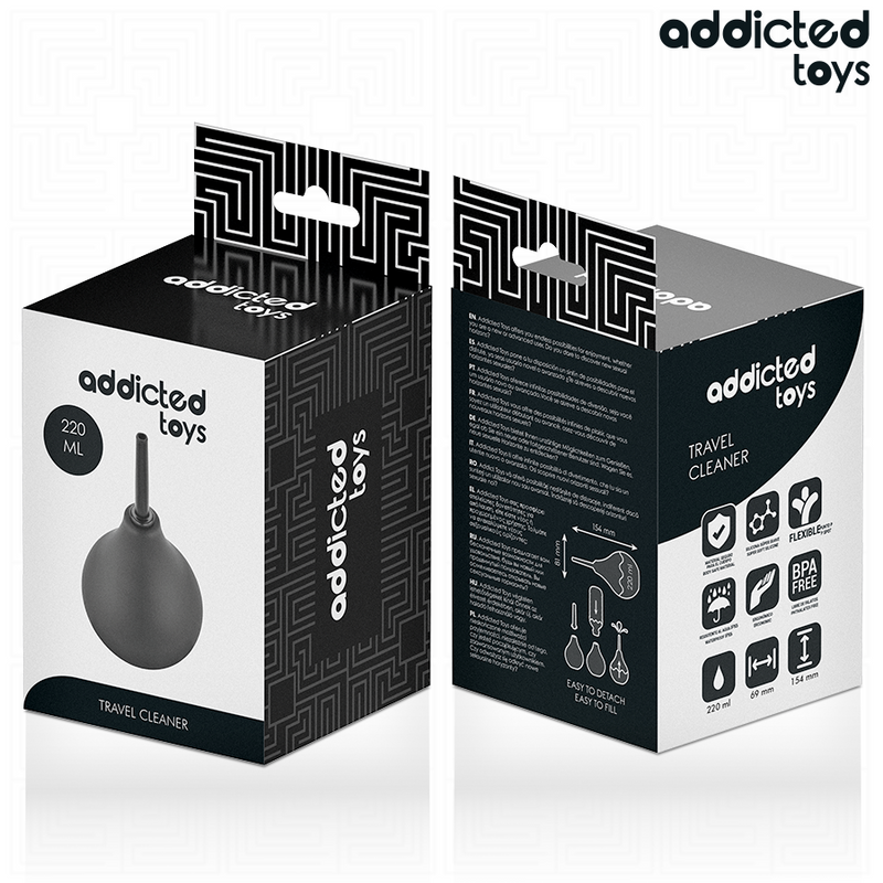 Addicted toys - detergente anale da viaggio taglia l 220 ml