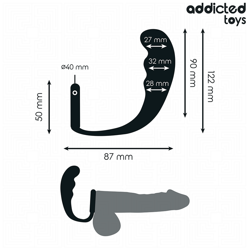 Addicted toys - plug anale con anello modello 4