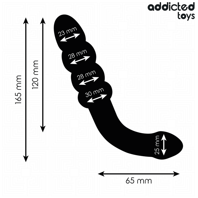 Addicted toys - massaggiatore doppio 16,5 cm