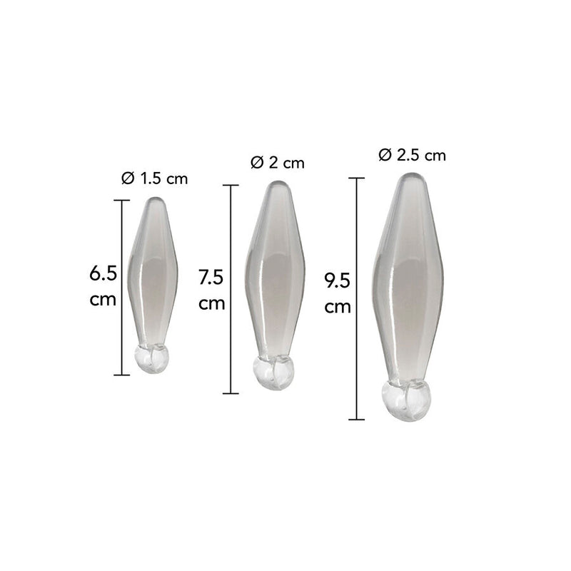 Toyjoy - gioco anale finger rimmer 3 pezzi trasparente