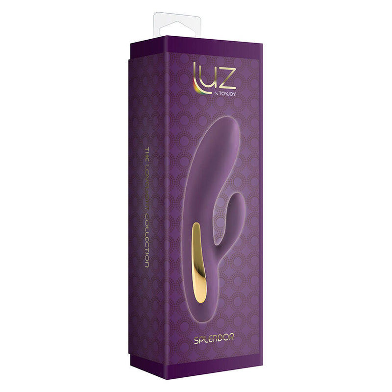 Toyjoy - vibratore coniglio viola spplendor light