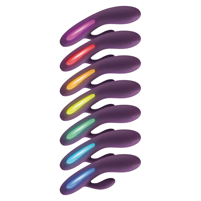 Toyjoy - vibratore coniglio viola spplendor light