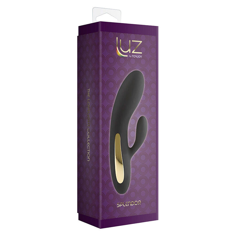 Toyjoy - vibratore coniglio nero spplendor light