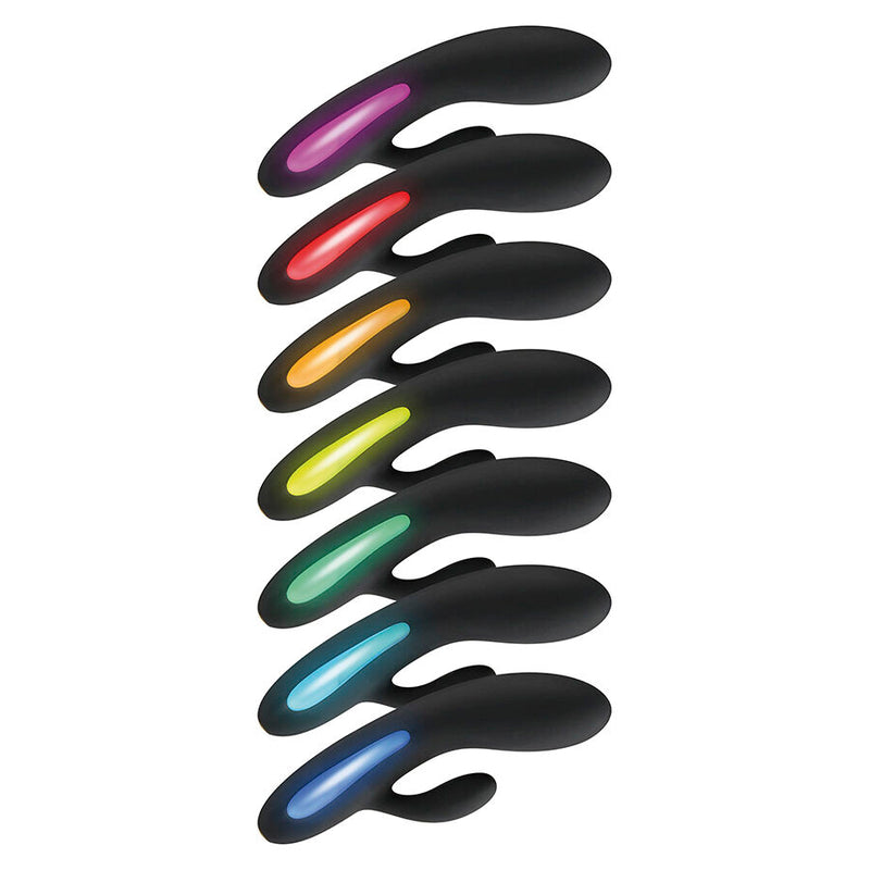 Toyjoy - vibratore coniglio nero spplendor light