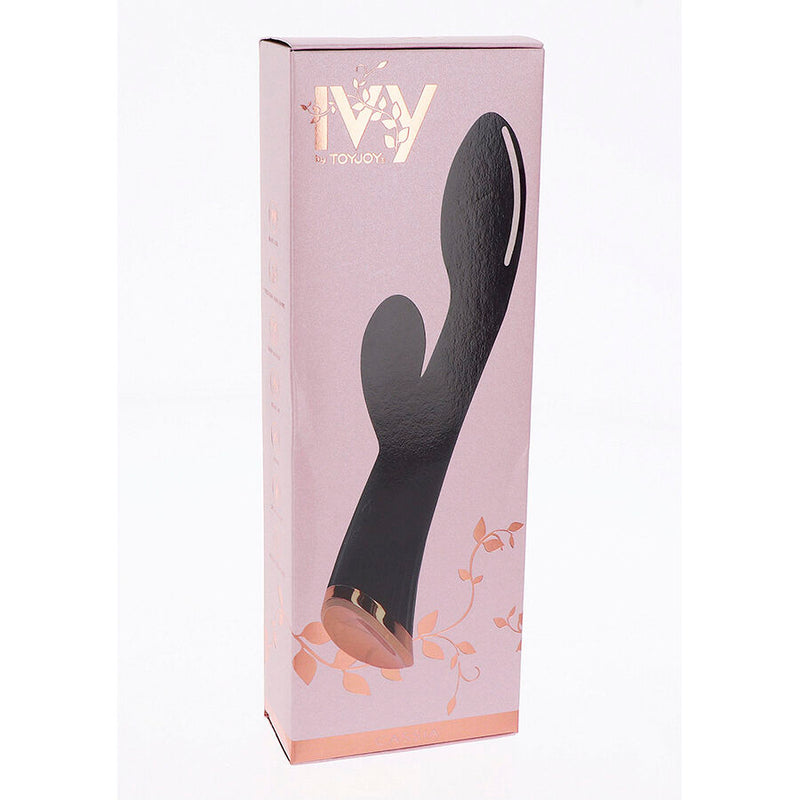 Toyjoy - vibratore stimolatore clitorideo intenso ivy cassia xtra nero