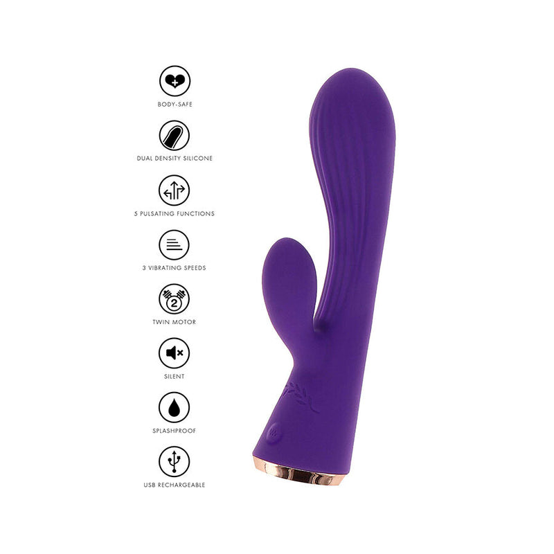 Toyjoy - vibratore ivy iris coniglio viola