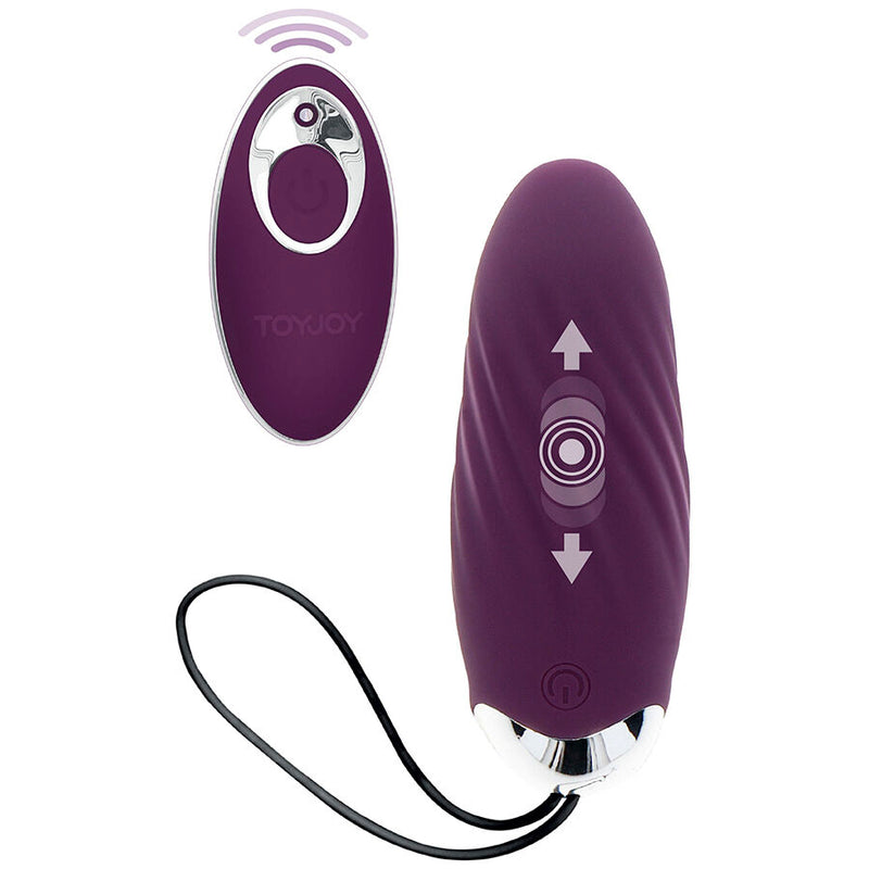 Toyjoy - felicità knock knock eggstavagant vibratore telecomando viola