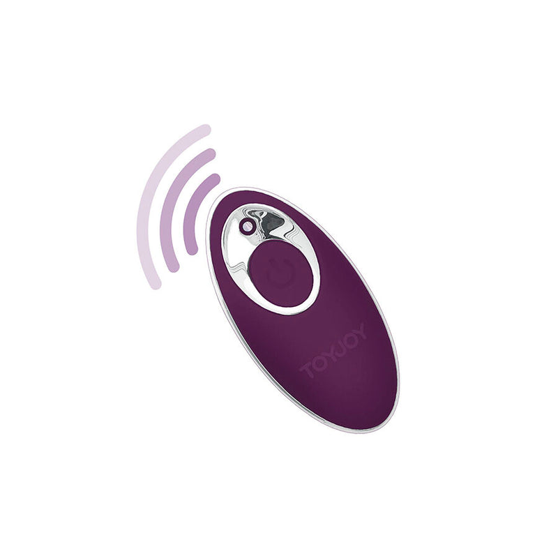 Toyjoy - felicità knock knock eggstavagant vibratore telecomando viola
