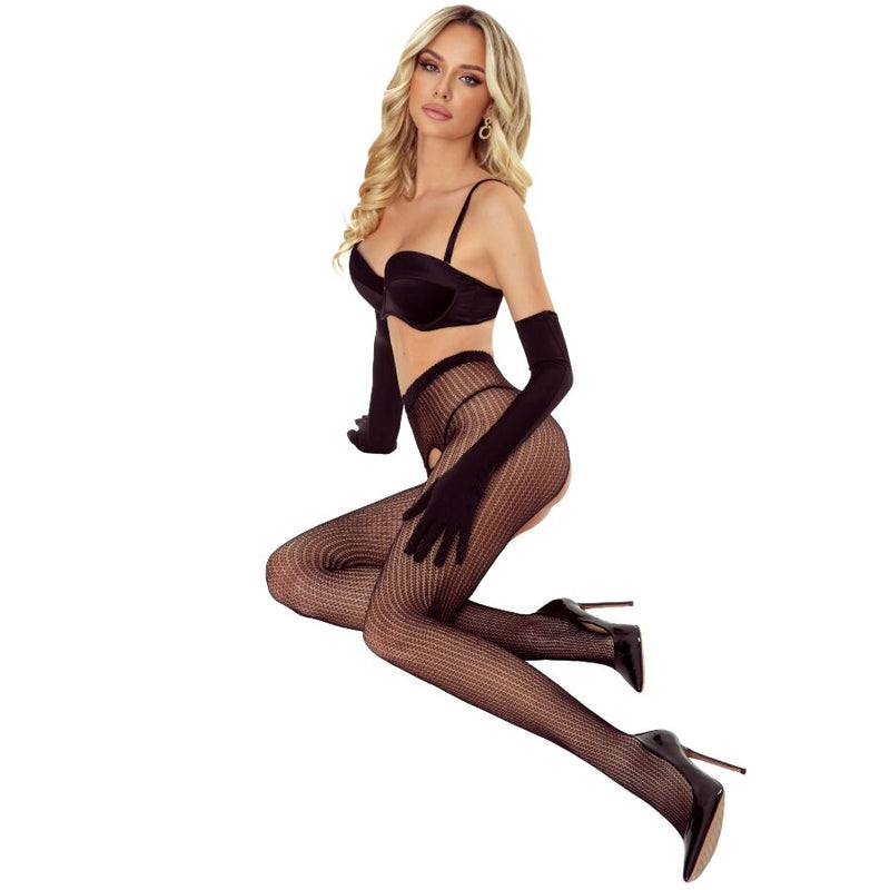 Passion - tiopen 038 collant nero 3/4
