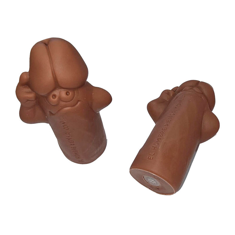 Diablo picante - fischio a forma di pene color marrone