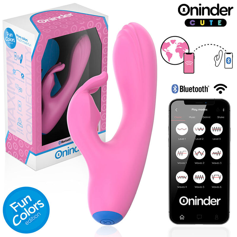 Oninder cute - vibratore coniglietto d'amore per punto g e clitoride - app gratuita in tutto il mondo