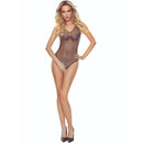 Passion - bs109 bodystocking farfalla nera