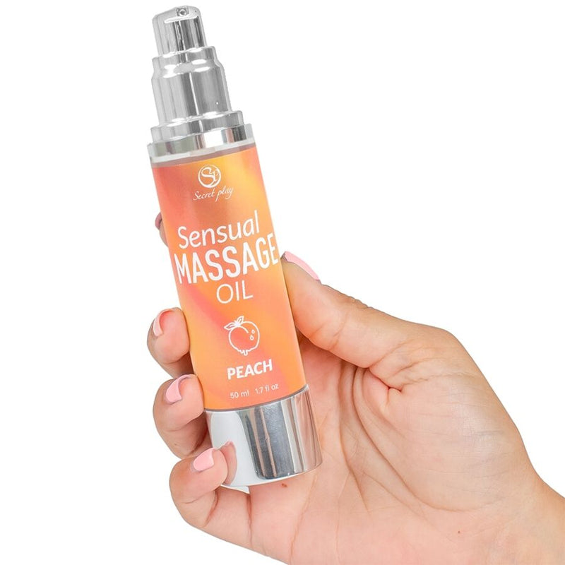 Secretplay - olio per massaggi alla pesca