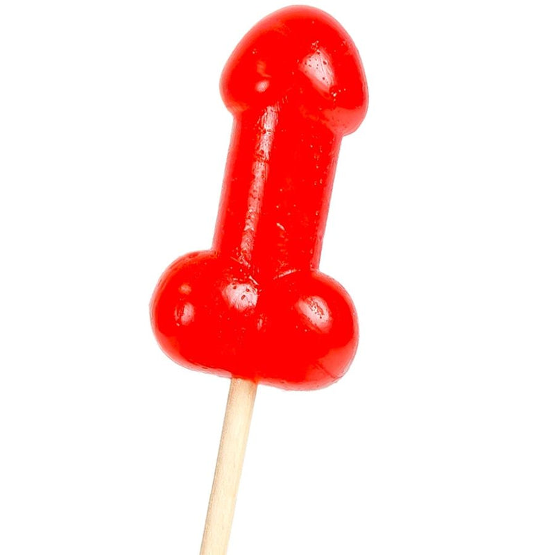 Secretplay - lecca-lecca a forma di pene di caramella alla ciliegia con effetto calore piccante