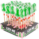 Secretplay - espositore di lecca-lecca a forma di pene alla menta con effetto freddo (40 unità)