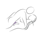 Rocks-off - anello vibrante per pene spire nero