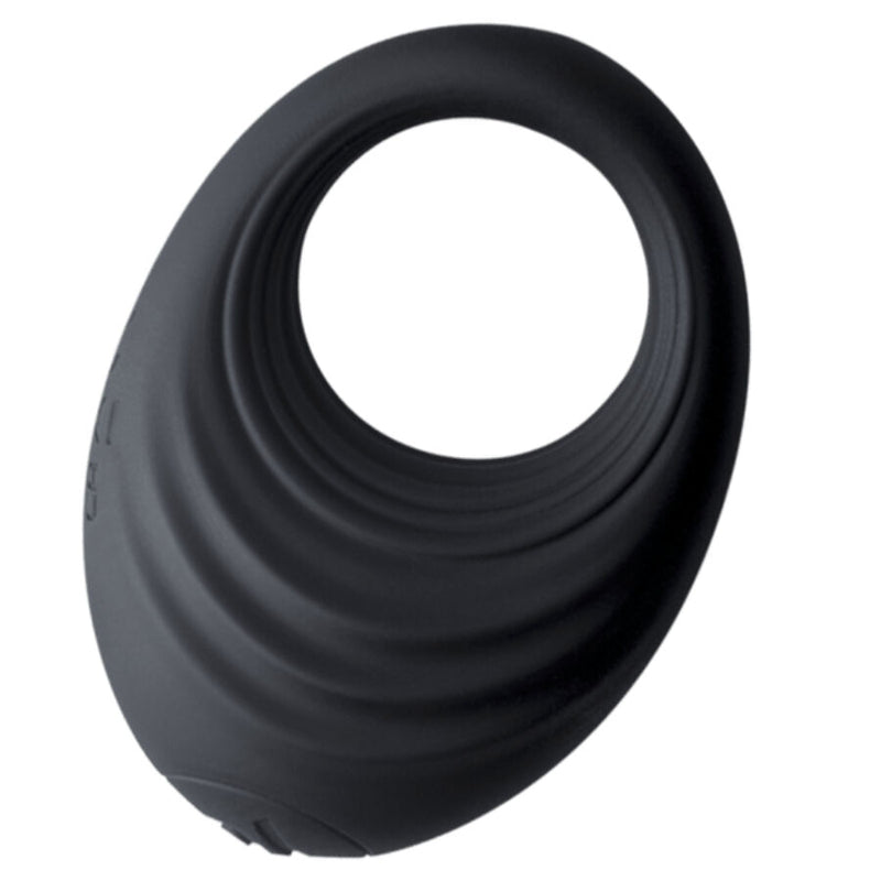 Rocks-off - anello vibrante per pene spire nero