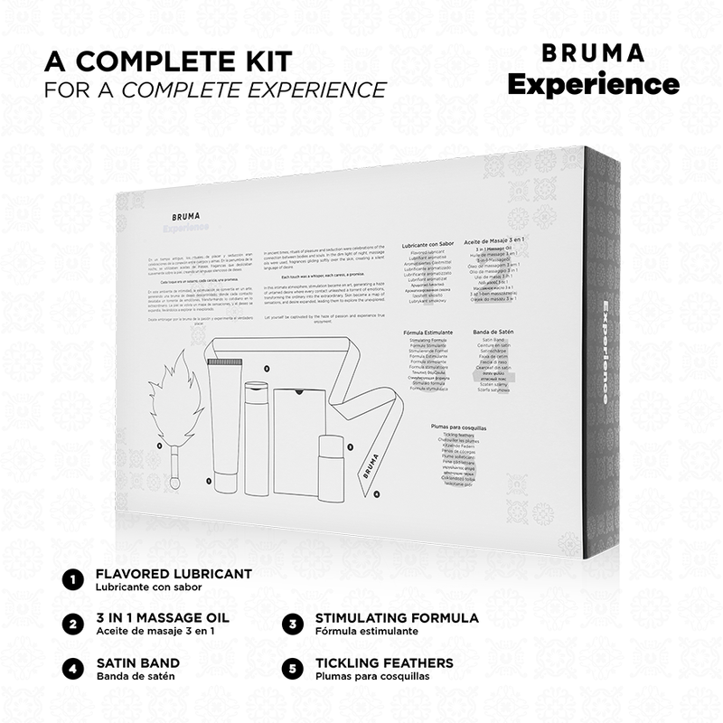 Bruma xperience - kit tentazione dolce alla fragola con potenziatore di orgasmo