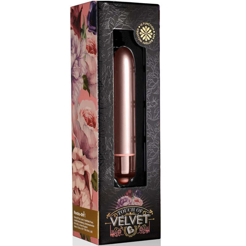 Rocks-off - ro-90 touch proiettile vibrante rosa velluto