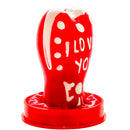 Condomerie - preservativi novità dipinti a mano cuore - modello i love you 1
