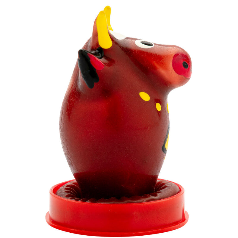 Condomerie - preservativi novità dipinti a mano modello toro 1