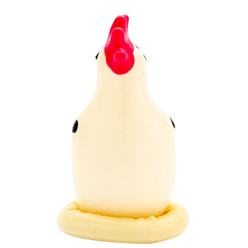 Condomerie - preservativi novità dipinti a mano cocky rooster
