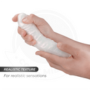 Cock miller - dildo con ventosa, luci e vibrazione con telecomando bianco 20,5 cm