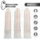 Cock miller - dildo con ventosa, luci e vibrazione con telecomando bianco 21,5 cm