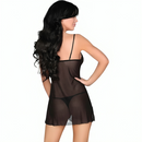 Livco corsetti fashion - luise 1710 babydoll + perizoma nero m