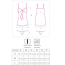 Livco corsetti fashion - hyeona 1710 babydoll + perizoma rosa xl