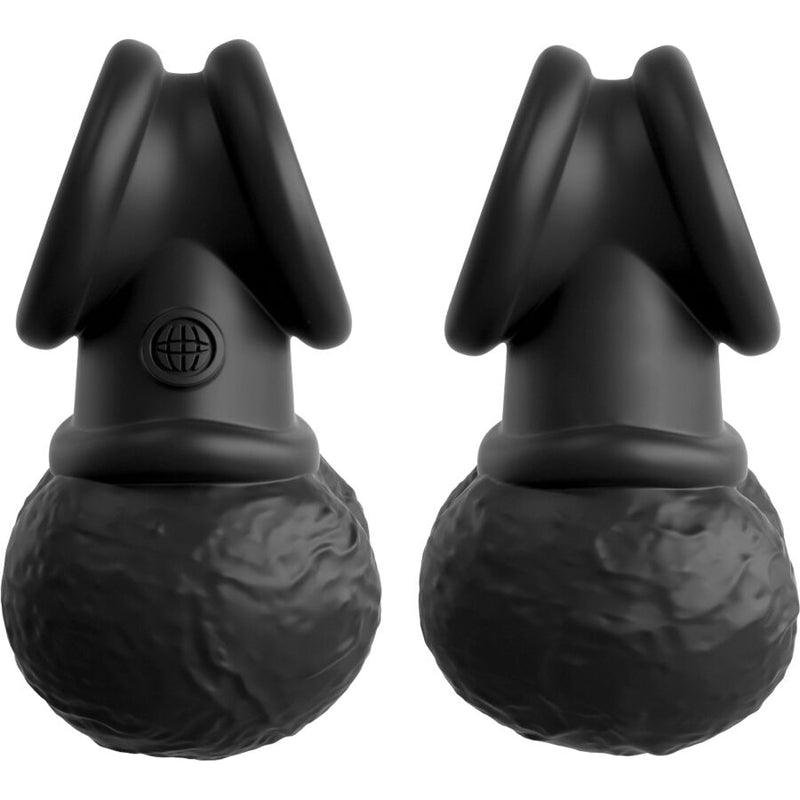 King cock - le palle oscillanti pesate crown jewels in silicone