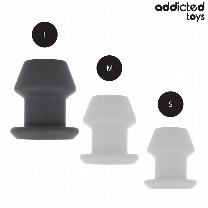 Addicted toys - extreme hollow anal plug taglia l 10,4 cm
