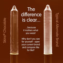 Skins - preservativi premium al cioccolato confezione da 4