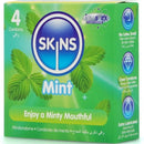 Skins - preservativi premium alla menta confezione da 4
